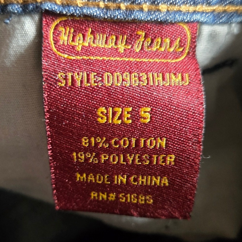 Y2K Balloon Harem Jeans Size 5 Wide Leg Jogger Hem - Picture 7 of 7